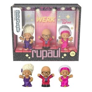 New!!!! Little People Collector Rupaul Special Edition Figure Set